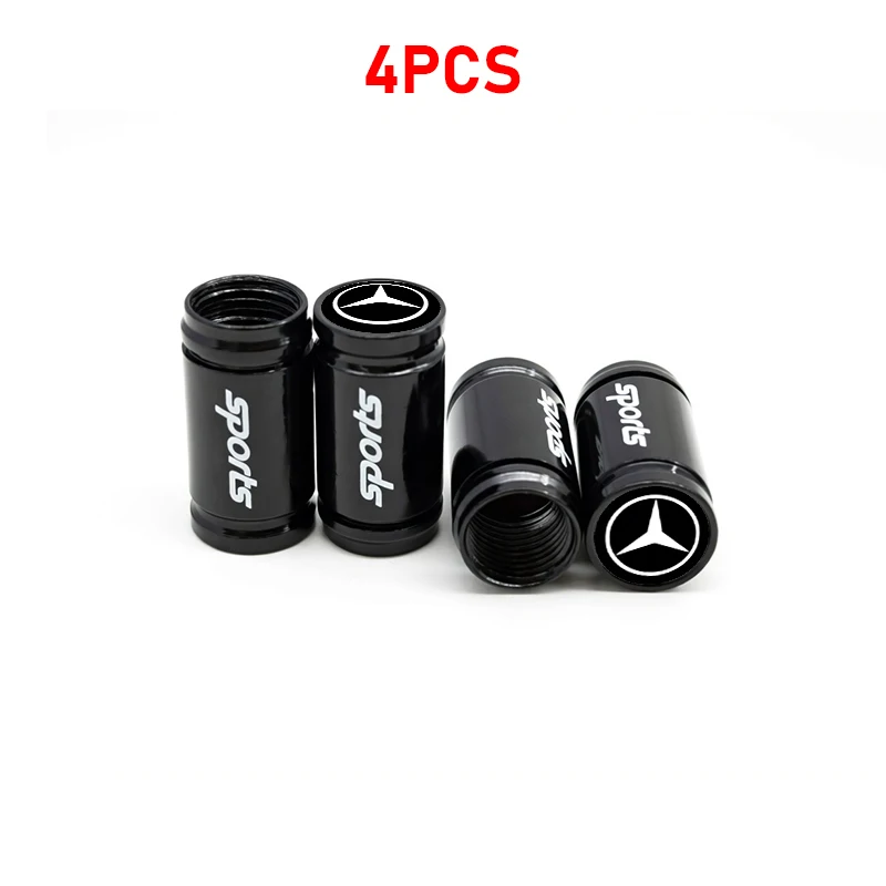 Premium Car Wheel Tire Valve Caps - Set of 4