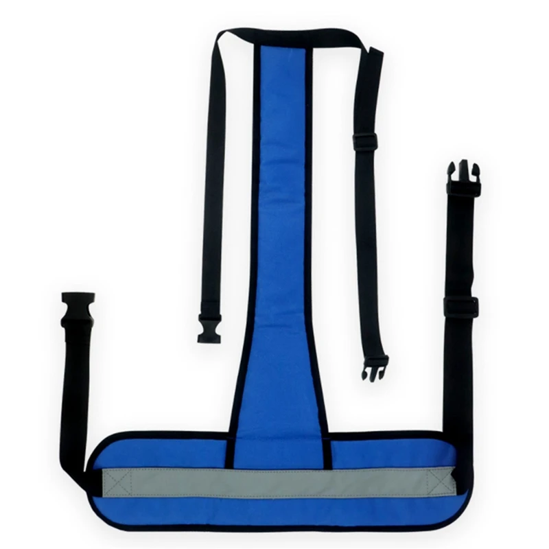 

2X Adjustable Wheelchair Back Seat Fixing Belt Harness Strap Safety Front Cushion For The Elderly Braces For Patients