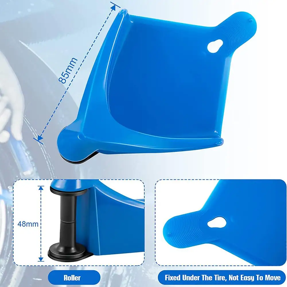 4Pcs Car Hose Guide Tire Hose Roller car tire hose roller For Car Washing Detailing Tire Guide Wheel Rolling System Tool