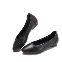 Women's Shoes Spring/Summer 2025 New Grandma Shoes Women's Flat Bottom Cross Retro Light Mouth Color blocked Single Shoes