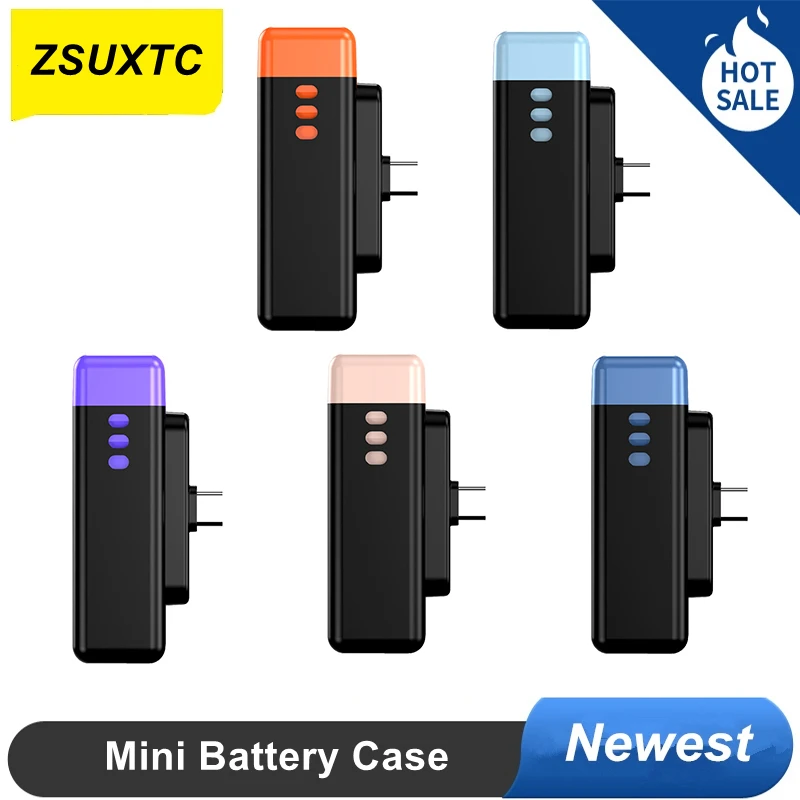 5000Mah Mini Power Bank Custodia Per Batteria Caricabatterie Portatile Per Iphone 14 13 Samsung Xiaomi Redmi Huawei Oppo Battery Pack Powerbank