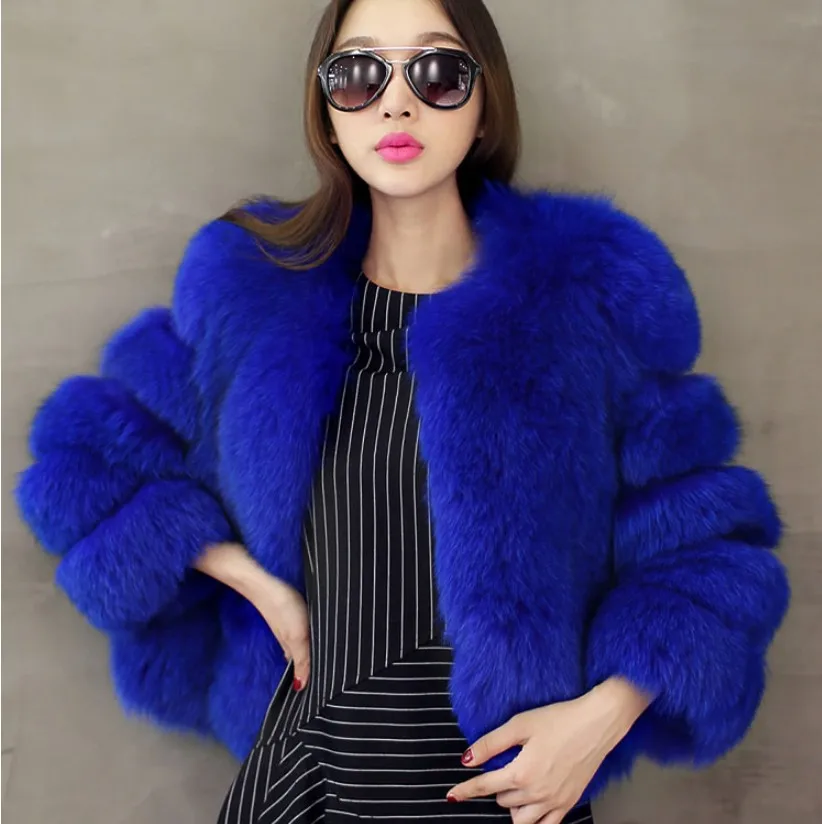 

HJQJLJLS 2022 Winter New Women Faux Fur Coat Female Thick Warm Fluffy Faux Fur Jacket Furry Fake Fur Overcoat LJLS132