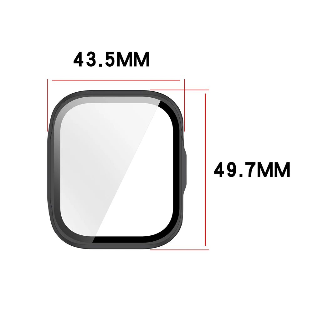 Premium Tempered Glass & PC Protective Bumper Case - Anti-Scratch Screen Shield