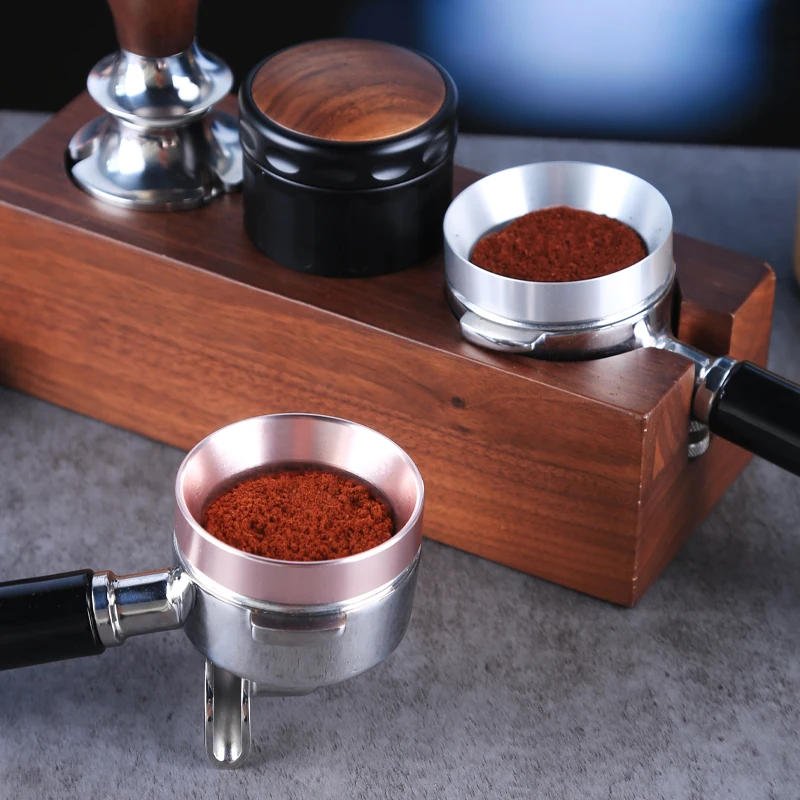 Espresso Tools 51/53/58mm Aluminum Alloy Portafilter Dosing Funnel Magnetic Dosing Ring