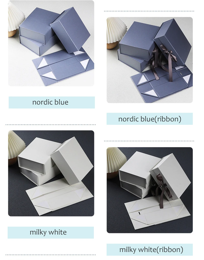 10PCS Luxury Magnetic Gift Boxes with Custom Logo, Foldable Cardboard Proposal Boxes fo... - SKU LMGB2241 - UGI Packaging