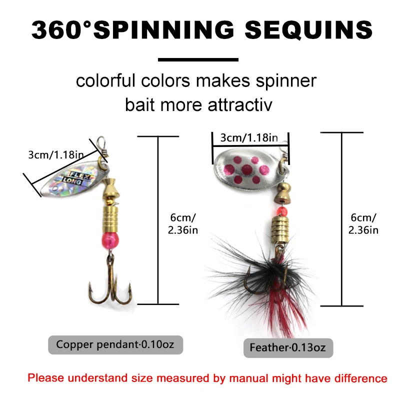 Metal Spoon Fishing Lures 6