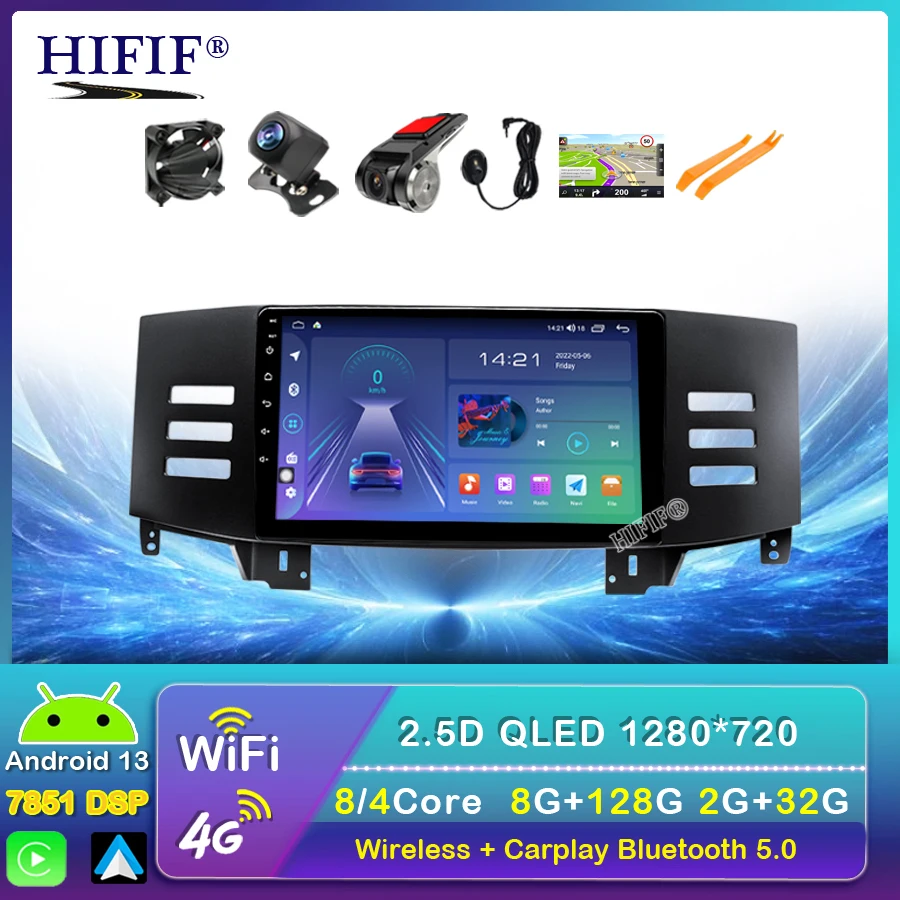

Android 13 CAR DVD For Toyota Reiz Mark x 2007 -2009 car radio car Player audio gps display screen Monitor multimedia