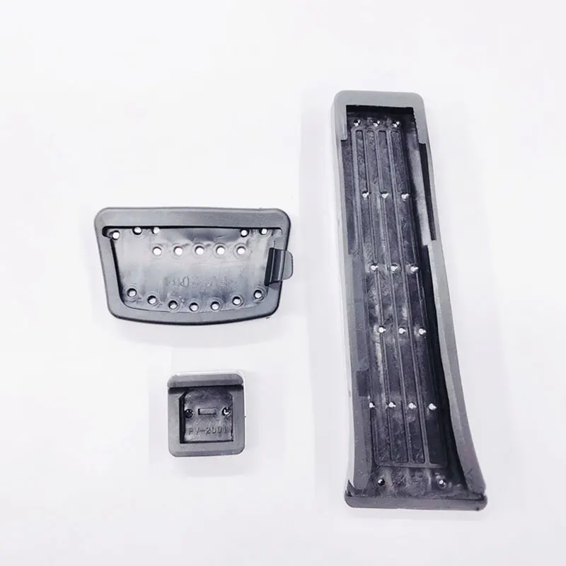 AT Stainless Steel Car Pedals for Hyundai Tucson TL ~ Accelerator Gas Brake Footrest Non-slip Pedal Cover Pad 9