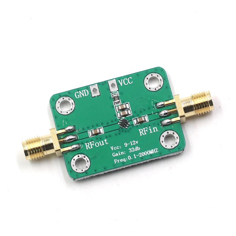 RF wideband low noise amplifier LNA wideband amplifier module 0.1-3000MHz gain 30dB DC power supply voltage 5~12V