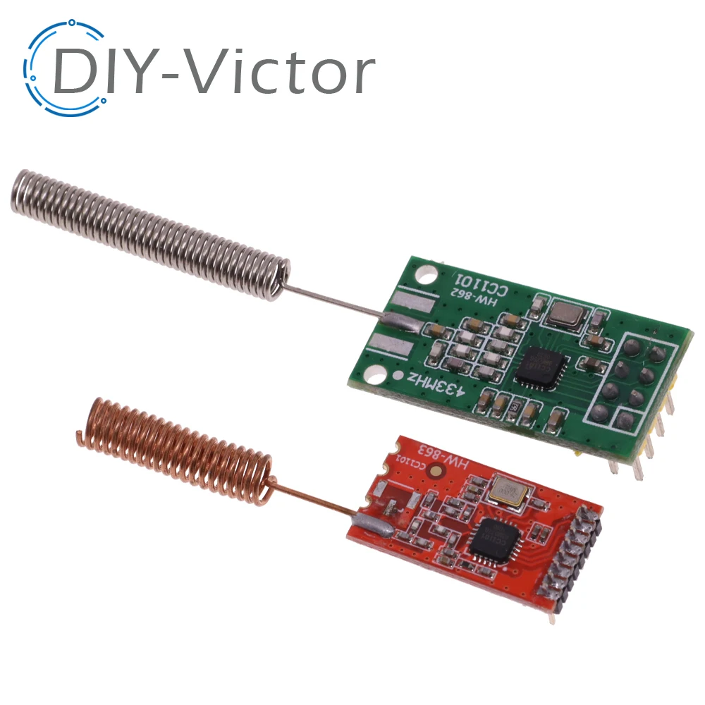 CC1101 10mW Wireless Module 433MHZ 868MHZ 300-1000M Long Distance Transmission With SMA Antenna Wireless Transceiver Module