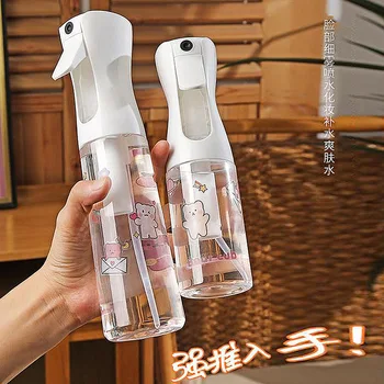 High Pressure Continuous Spray Bottle Hair Care Makeup Water Replenishing Spray Bottle Separate Bottle Press Mist Spray Bottle 1