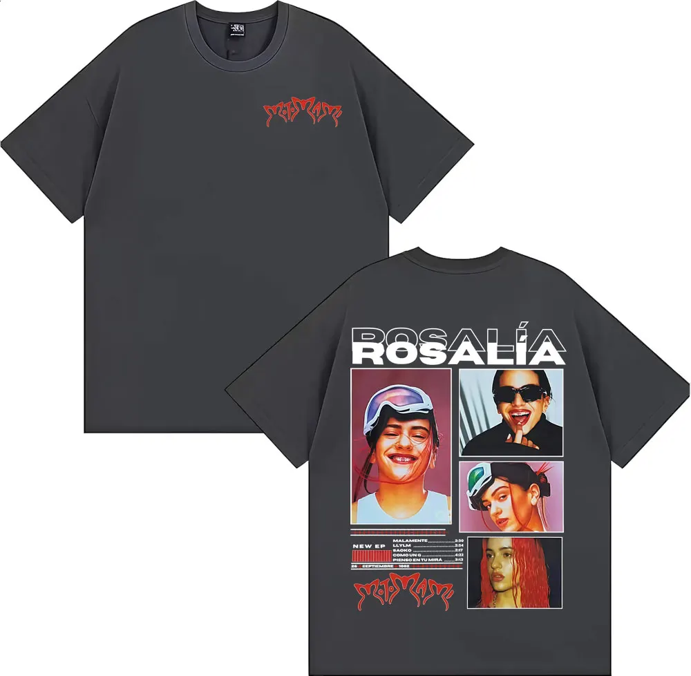 Singer Rosalia Motomami Album 2025 Print T Shirts Men Women
