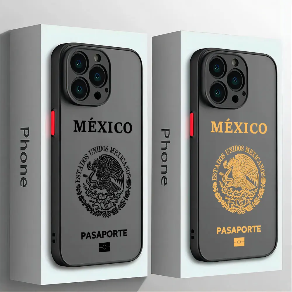 Elegant Mexico Passport Design Phone Case - Premium Back Cover