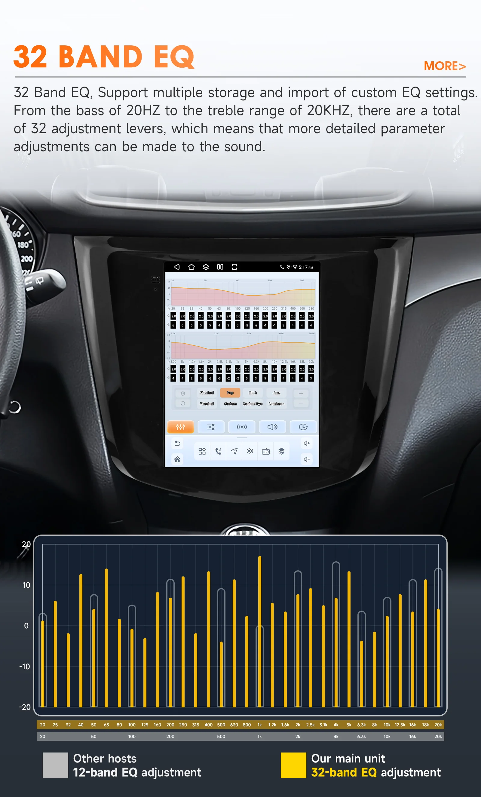 6115 Android Radio-Player für Nissan Qashqai J11 X-Trail 3 2013-2017 Auto-Multimedia Kabelloses Carplay 9,7-Zoll-Bildschirm Audio 360CAM – Detail 10