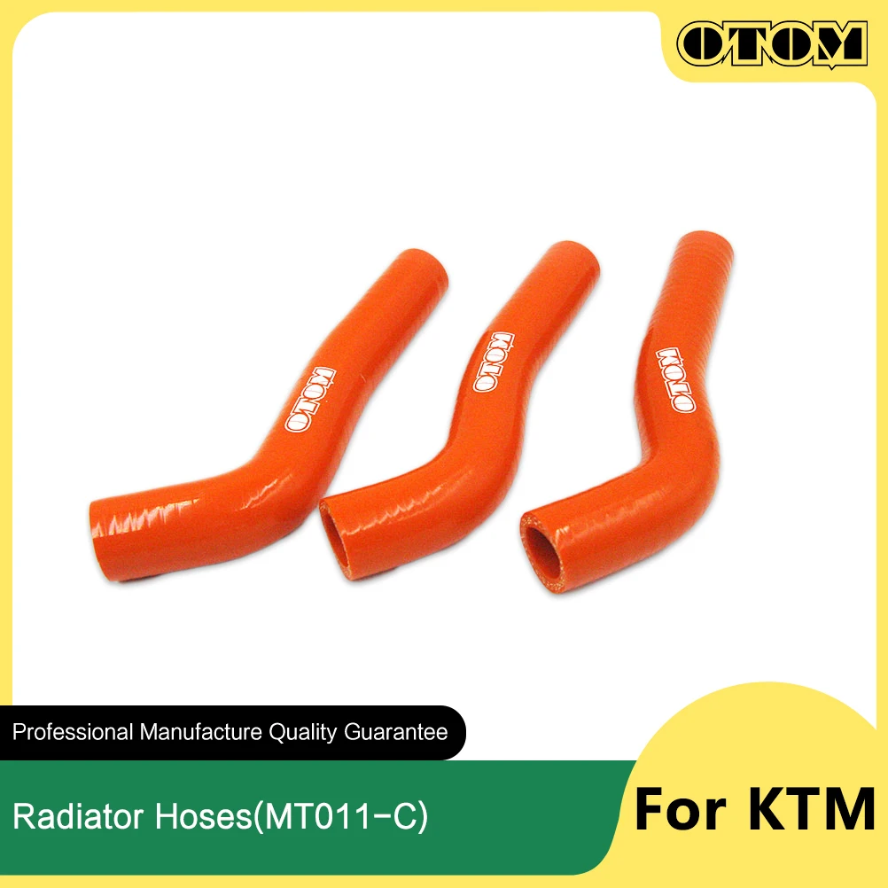 

OTOM 250cc Motorcycle Silicone Radiator Coolant Hose Water Pipe Kit For KTM SXF250 2007-2010 XCF250 XCFW250 2008-2011 Dirt Bikes