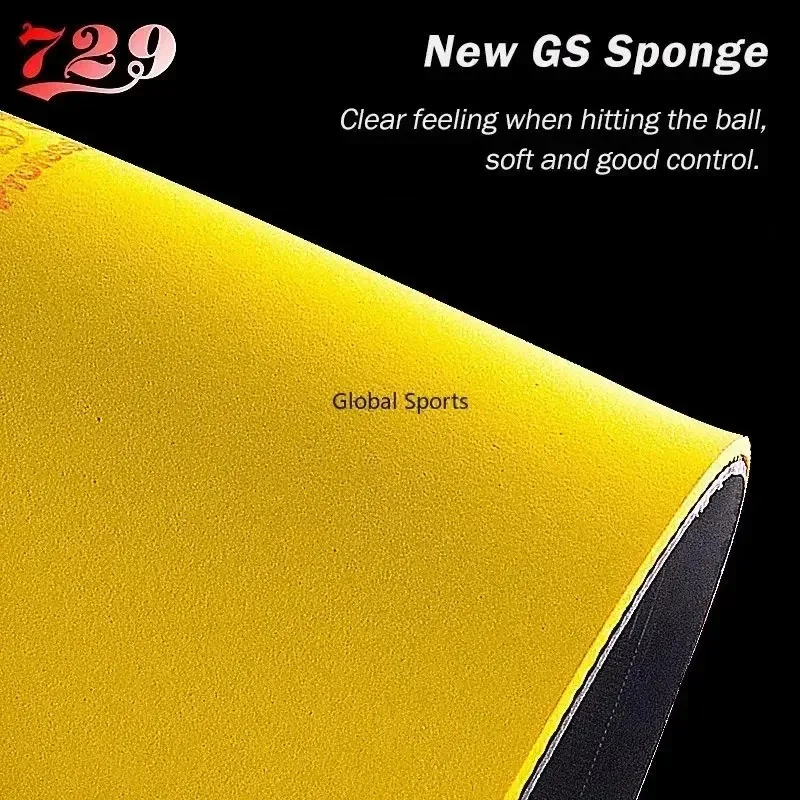 729 Friendship GS Professional Training Table Tennis Rubber RITC Geo Spin Ping Pong Rubber Soft and Good Control