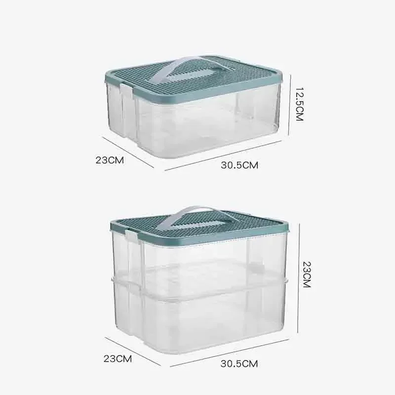 Storage Box Building Block Adjustable Classified Small Particle Jigsaw Puzzle Transparent Toy Organizer