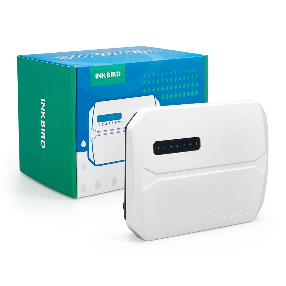 Inkbird 6 Zone Eu Plug Smart Sprinkler Controller Di Irrigazione Automatica Con Controllo Wi-Fi Supporta La Regolazione Stagionale Del Salto Della Pio