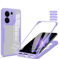 360° Full Body Protective Case with Double - Sided Cover for OPPO Reno13 FS 5G (Qc360 - Purple)