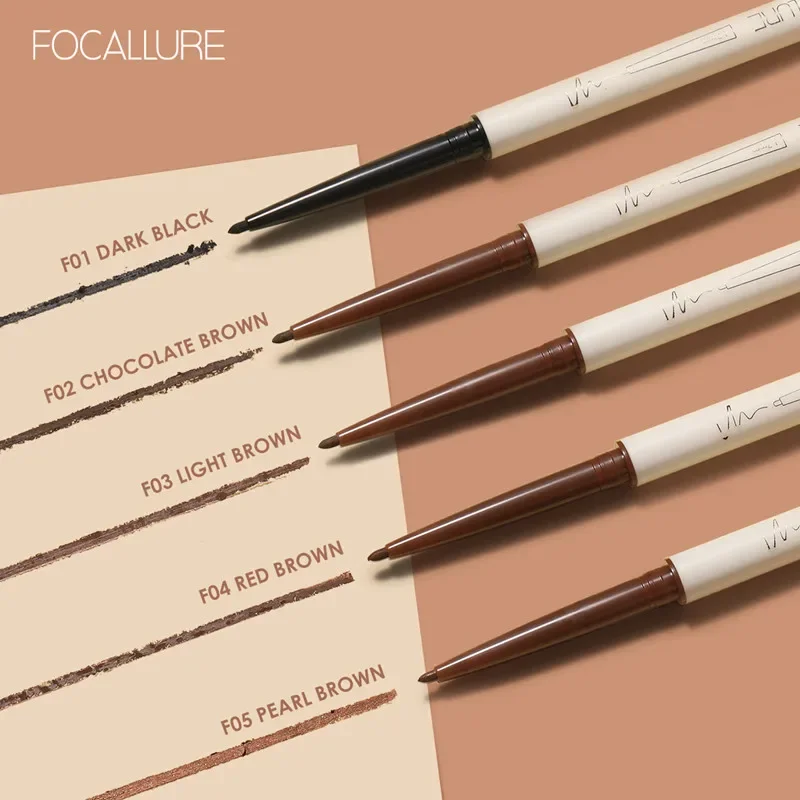 

FOCALLURE Waterproof Eyeliner Gel Pencil Soft High Pigment Professional Ultra-fine Long-lasting Eyes Liner Makeup Tool Cosmetics