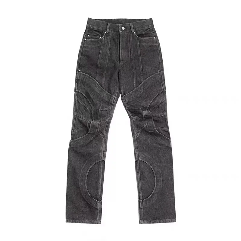 

High 2023 New FAR ARCHIVE Pirate Armour Luxurious Embroidered jeans Cotton Denim Pants comfort casual jeans 28-38 #258