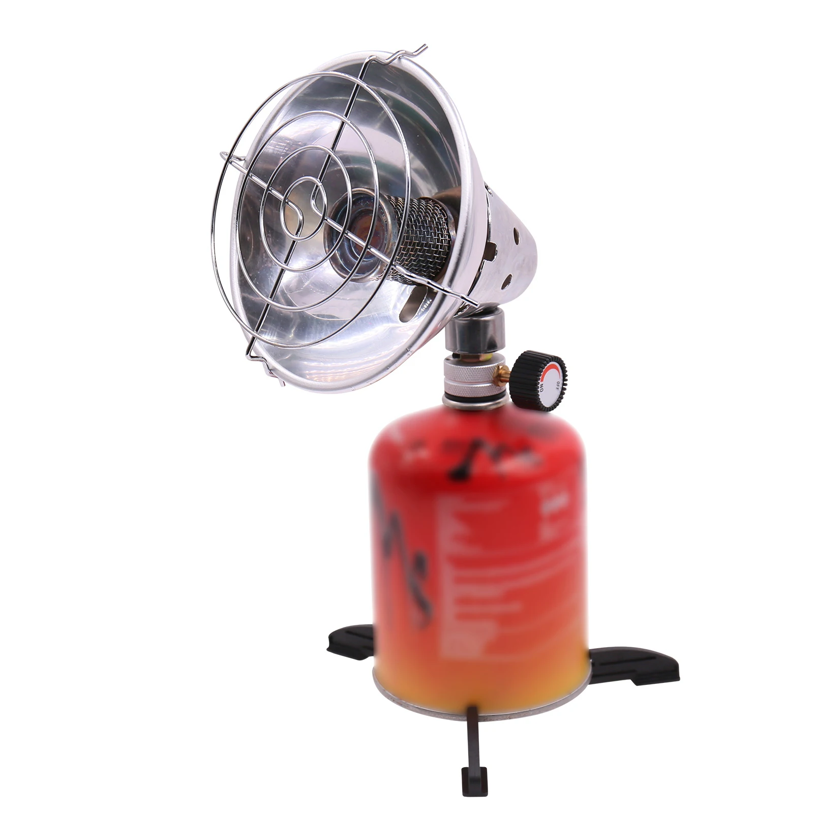 

Portable Gas Heater Control Valve Gas Tank Holder Outdoor Camping Heating Stove with Supports fit for flat Tank Horizontal Tank