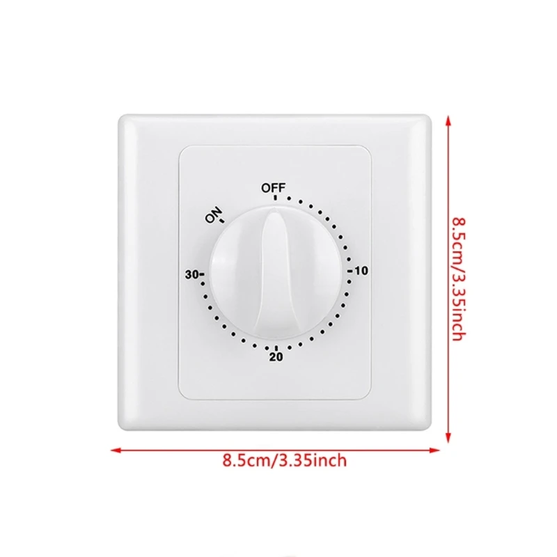 High-Power Intelligent Countdown Mechanical Timer (220V, 30/60/120 Min)