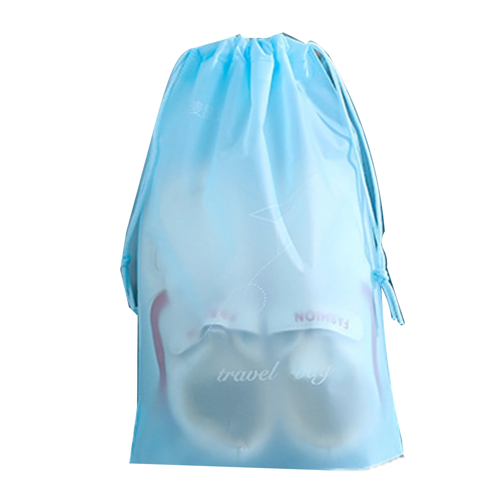 32x42cm Shoes Storage Bag Portable Plastic Organizer Bag For Travel Camping Multifunction Household Dustproof Storage Bags 6