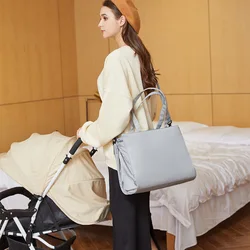Sac à main de luxe pour maman, fourre tout à couches pour bébé, sac à langer de maternité, sacoche à bandoulière 