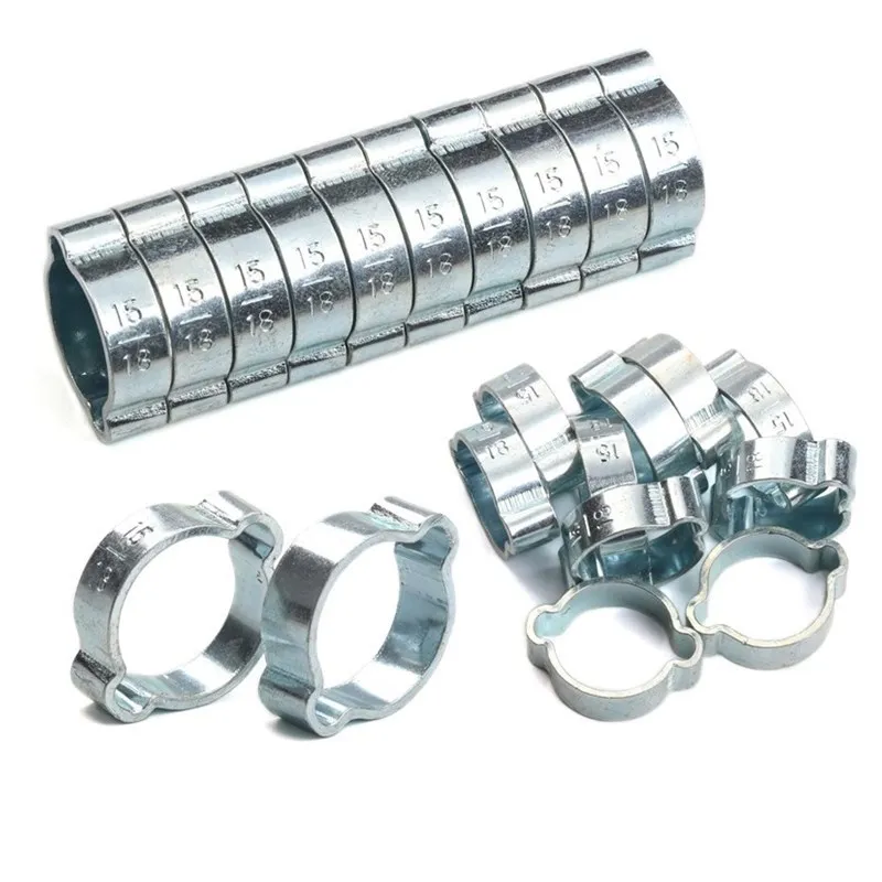 Double Ears Hose Clamp Kit, Worm Drive,
