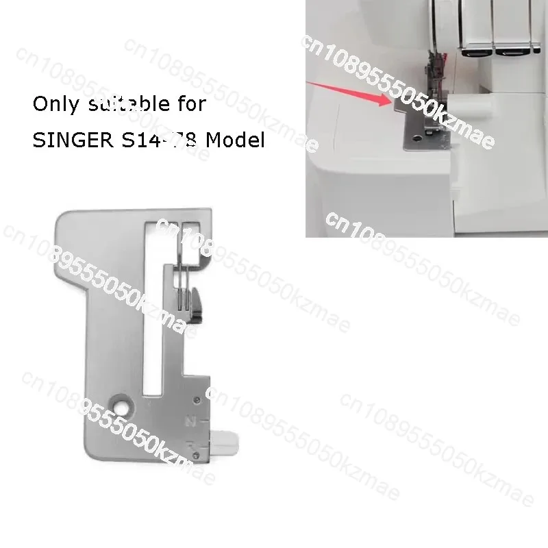 오버록 기계에 적합 1개  68004423 단일 바늘판 S14-78/Necchi 4537 4554D/PFAFF 1450OL