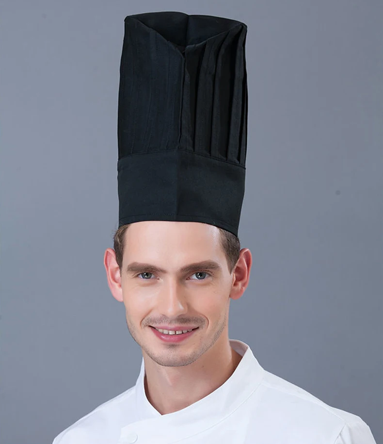 High22/29 cm Kochmütze, weiße Kochmütze, Kellner, Kellnerin, Küche, Arbeitsmütze, Hotel, Restaurant, Kantine, Bäckerei, Bäcker, Haushaltskochmütze – Detail 5
