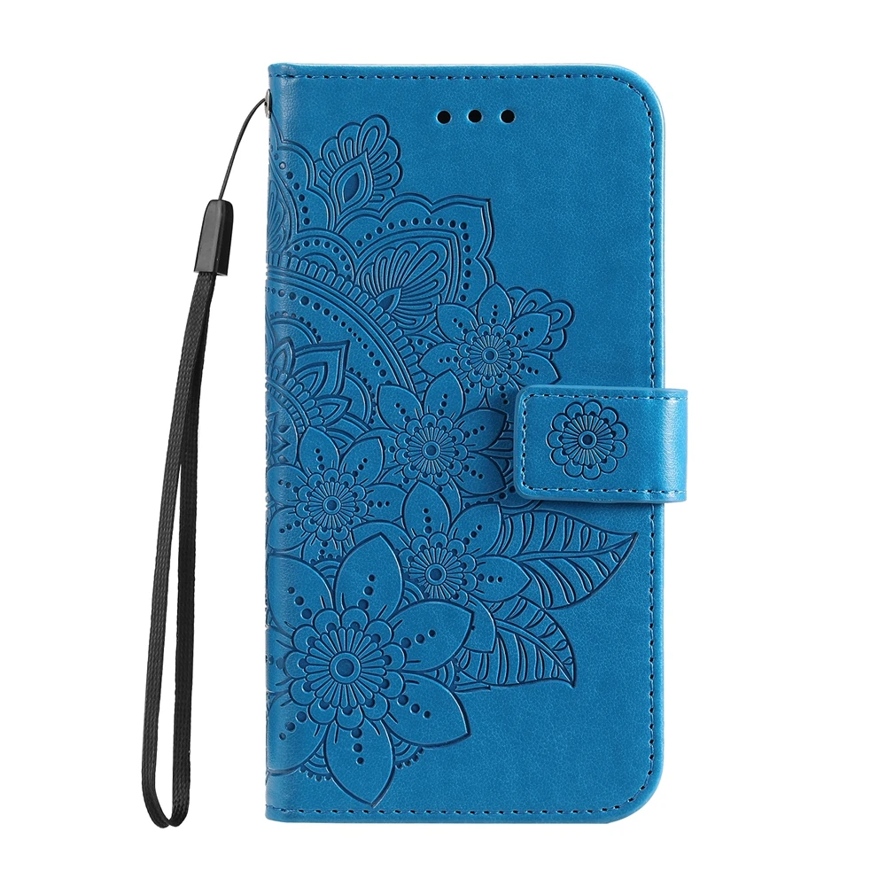 Sunflower Leather Wallet Phone Case - Flip Cover