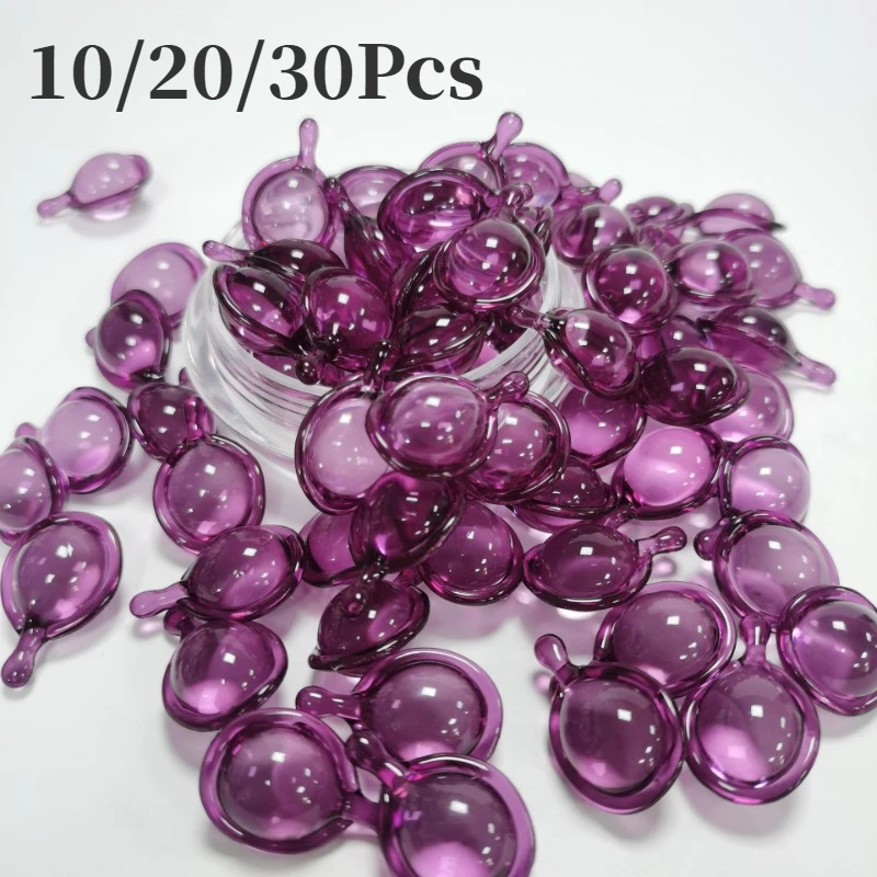 10/20/30Pcs Hair Vitamin Capsule Keratin Complex Oil Hair Care Repair Damaged Anti Hair Loss