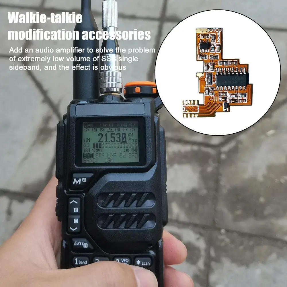 Walkie Talkie Modification Board for HF Shortwave Reception