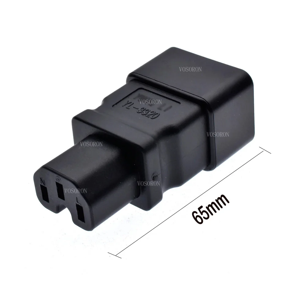 IEC320 C14 Naar Eu, Adaptador De Tomada De Poder I... – Vicedeal
