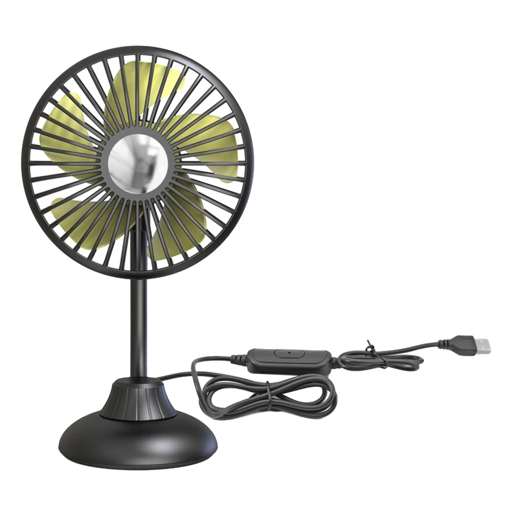 

Car Accessories Fan Car Adjustable Black DC5.0V Direct Installation Multi-angle Mute Small Fan Ventilatore Cooler