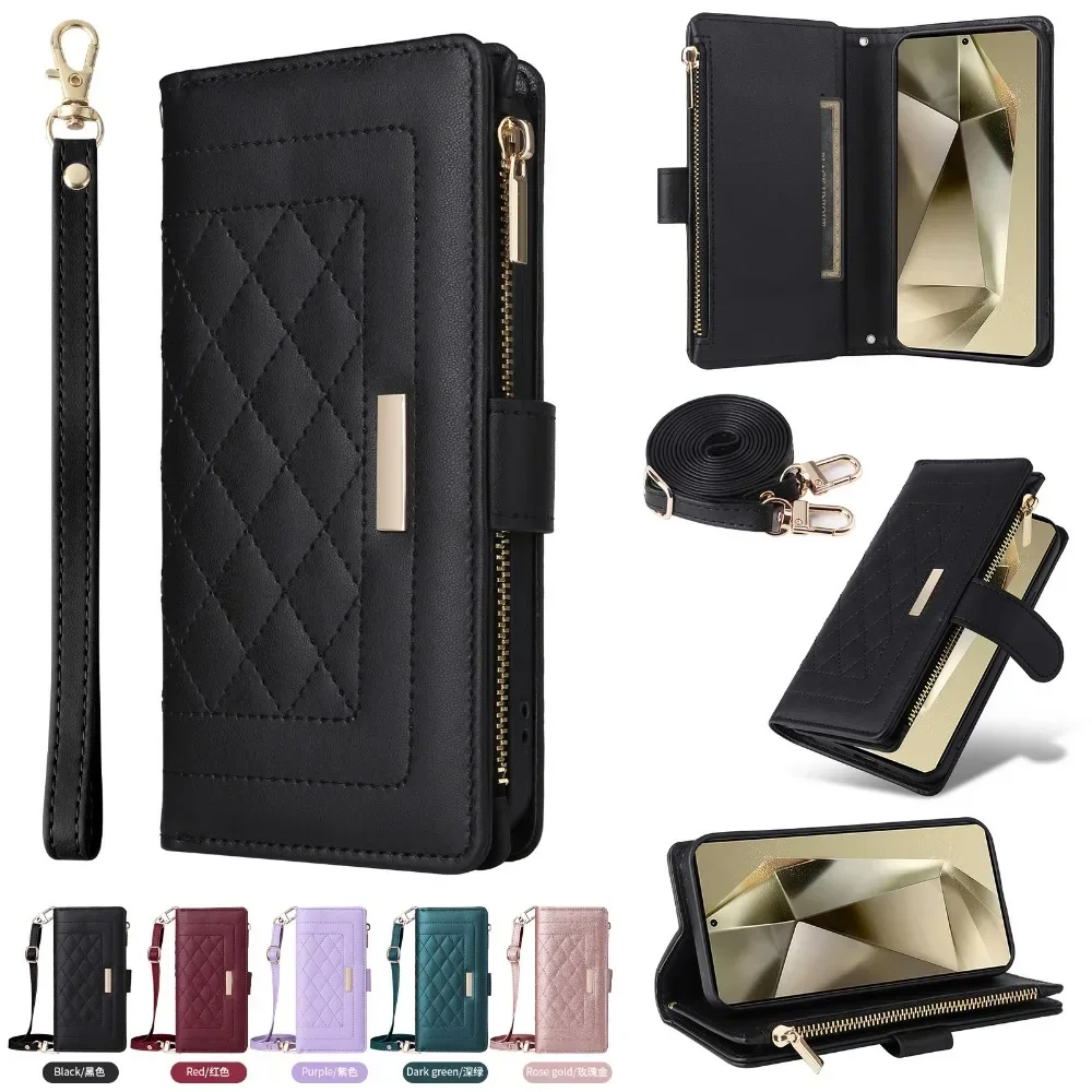 Crossbody Wallet with Card Holder and Phone Case Cover