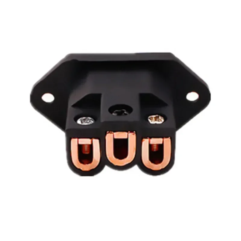High-Quality 3-Pin AC Power Connector Audio Plug for DIY Hi-Fi Amplifier Projects