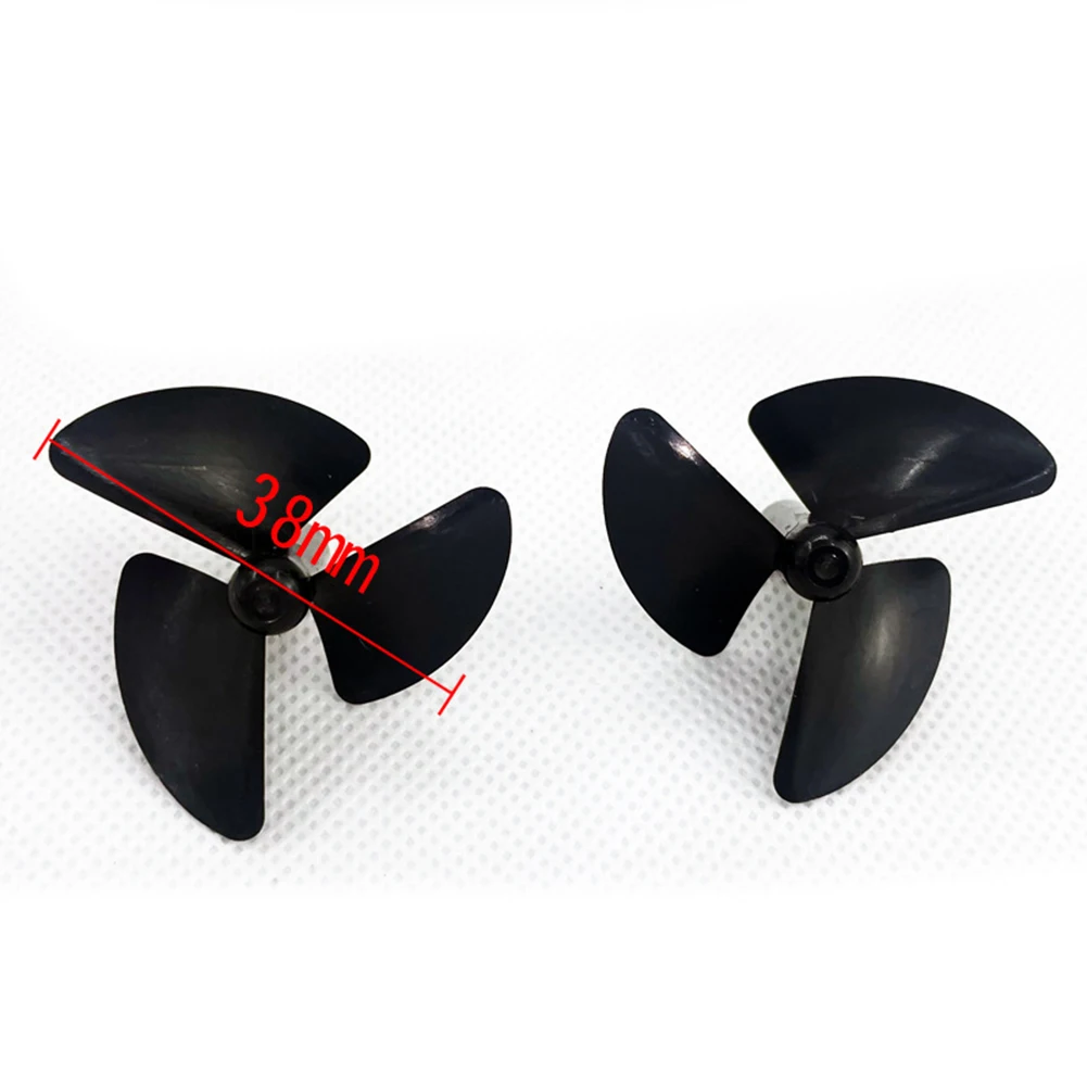 2 stücke 38mm 3 Klinge RC Boot Propeller Set Links Rechts Hand Für Flytec Angeln Köder Boot Elektrische boot Modell DIY Zubehör – Detail 3