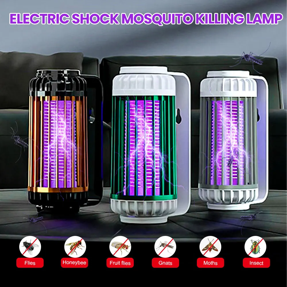 Mosquito Killer Lamp Electronic Mosquito Eliminator Repeller Device Trappola Per Insetti Usb Ricaricabile Pest Fly Bug Zapper Spedizione Gratuita