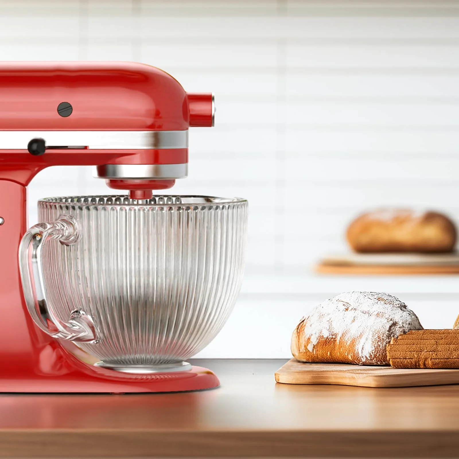 وعاء زجاجي لخلاط كيتشن ايد 4.5 5 لتر وعاء خلاط برأ...