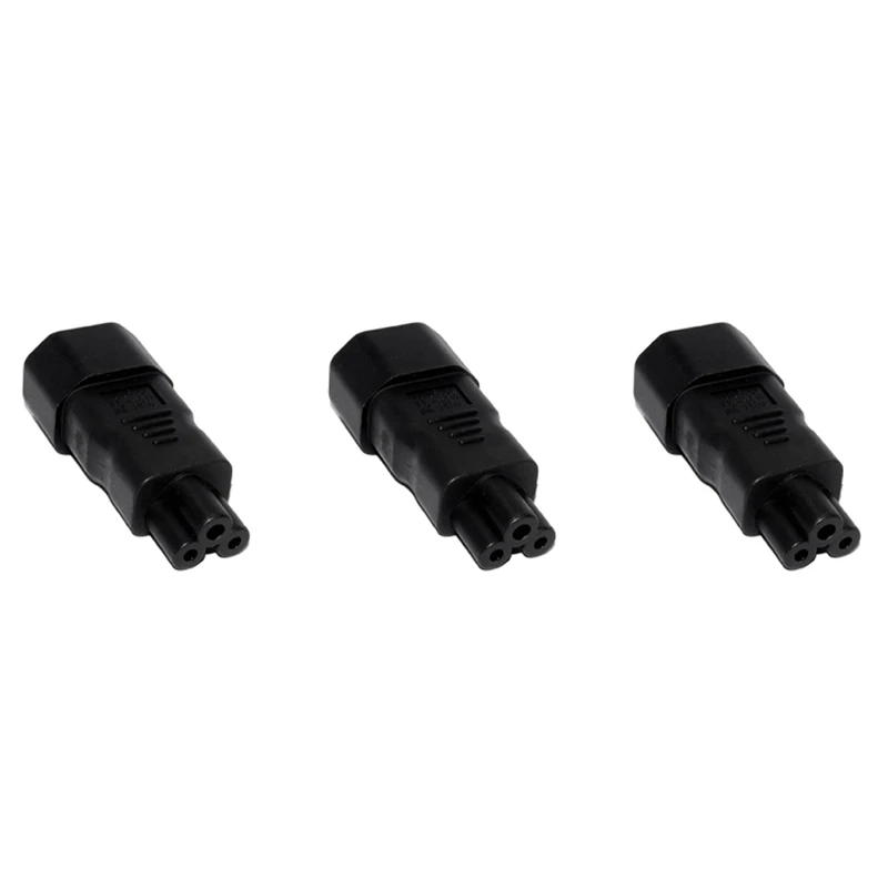 

3X PDU UPS C14 To C5, IEC320 C13/C14 To C5/C6 Kettle Lead To PC Laptop Power Supply Cable Adapter