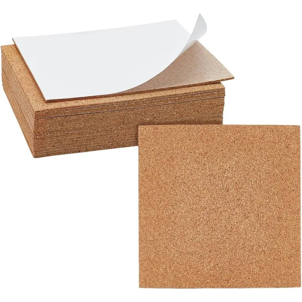 Cork Sheet OLYCRAFT 10 Sheets s 305x155mm Thin Cork Roll Brown Cork ...