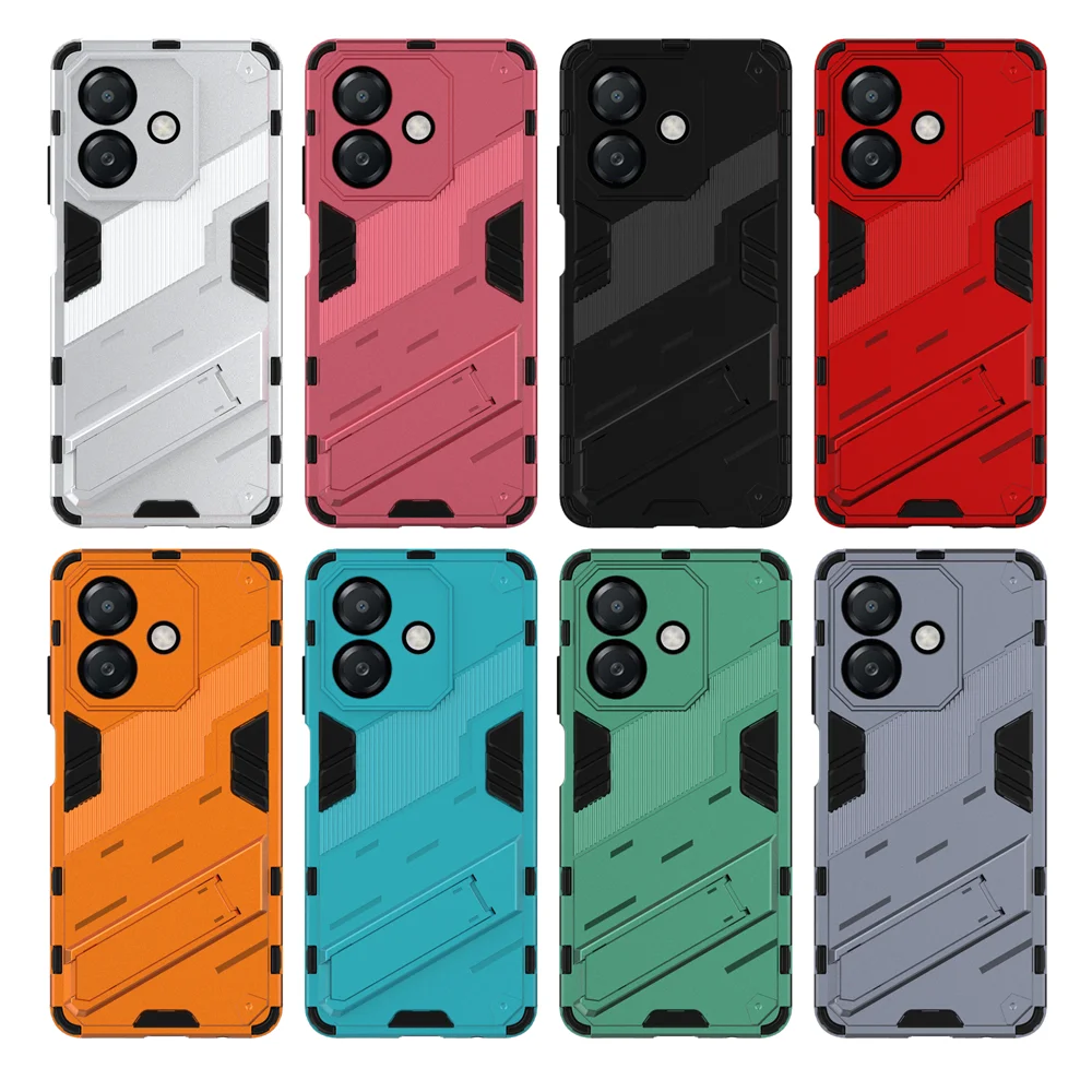 Enhanced Anti-Shock 2-in-1 Hard Case with Built-In Kickstand