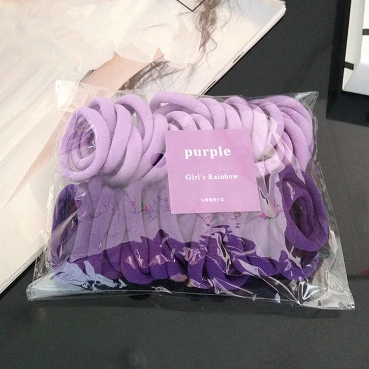 36 Elastici Per Capelli Bimba – Mango Jelly, Senza Metallo, Pastello, 3 Cm – Nuovi