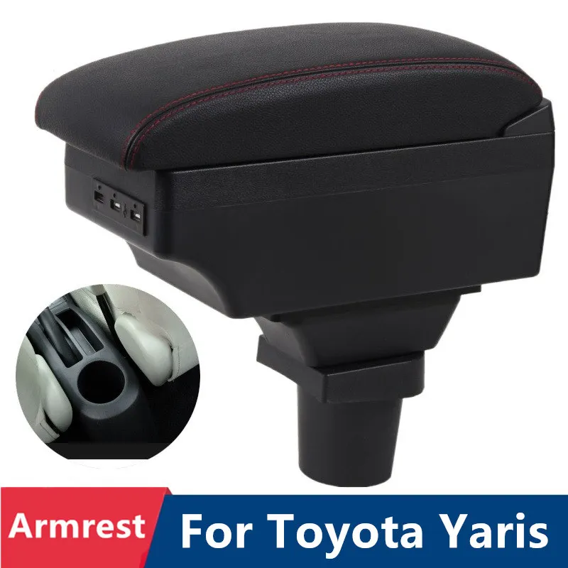 Armrest-Box-for-Toyota-Yaris-Vitz-5dr-Hatchback-2005-2006-2007-2008 ...