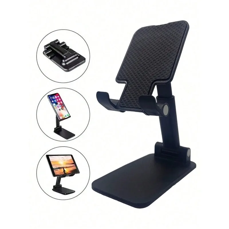 Multifunctional Adjustable Phone Stand - Portable Foldable Desktop & Bedside Tablet Holder  for  Watching ,  Reading,