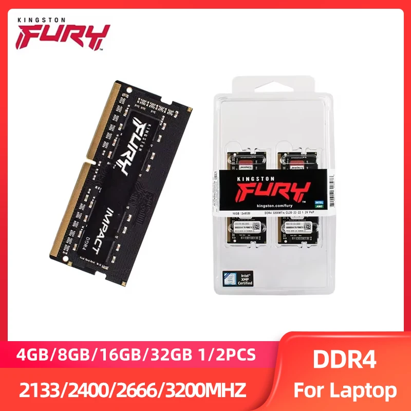 Laptop Ram Ram Hyperx 4gb Ddr4 1/2pcs HyperX Memoria RAM DDR4 4GB