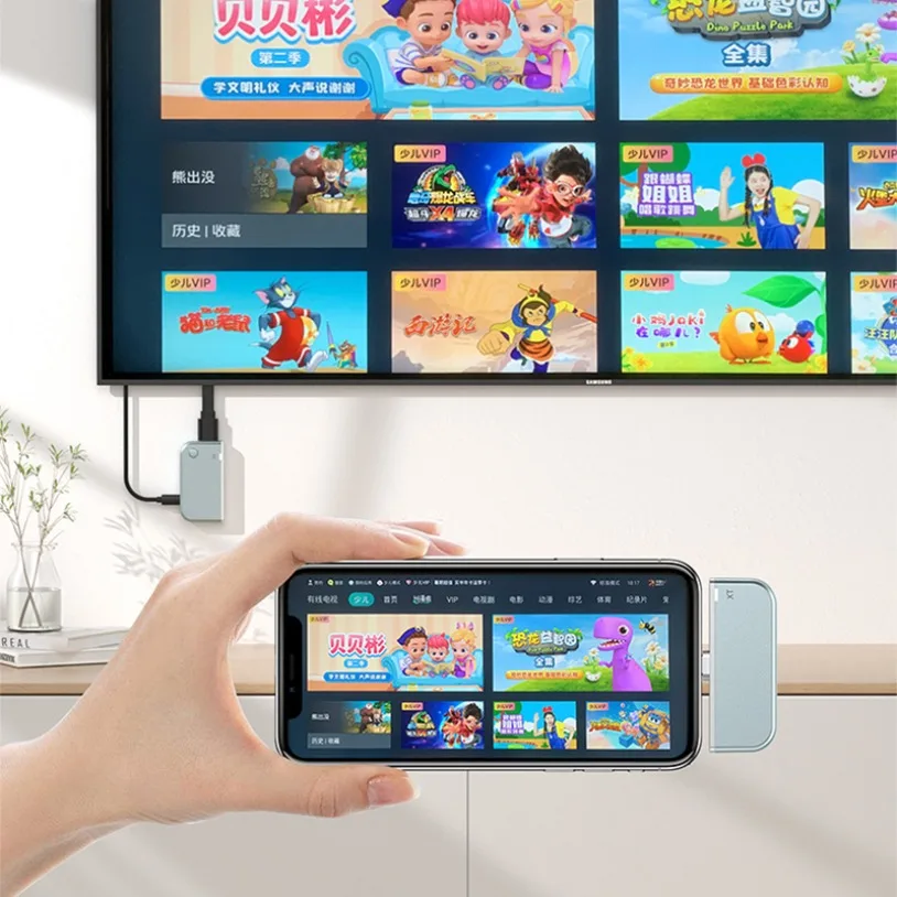 50M Wireless HDMI-Compatible Video Transmitter Receiver Kits Adapter TV Stick Dongle 1080P for Laptops PC Monitor Projector